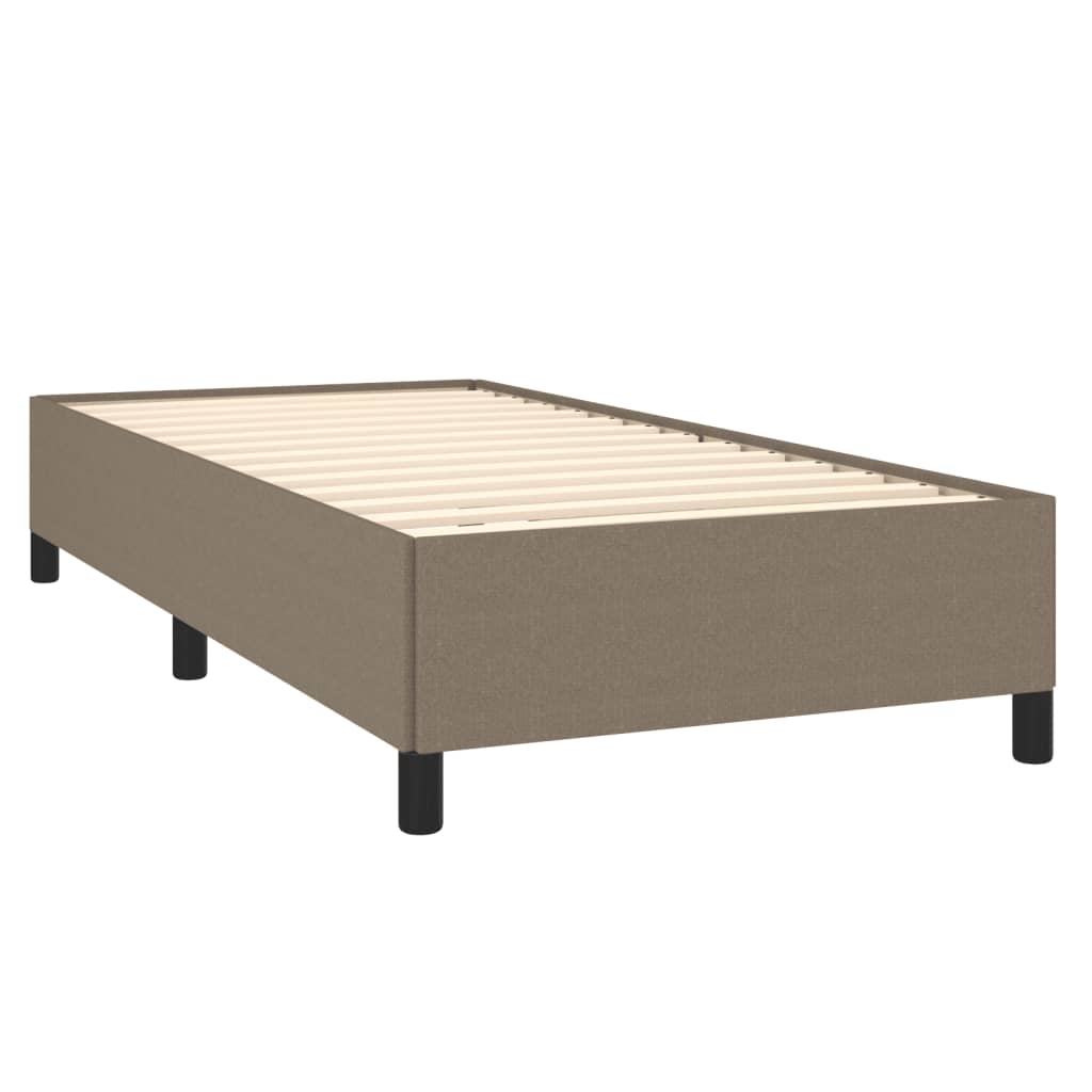 sengeramme uden madras 90x200 cm stof gråbrun