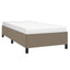 sengeramme uden madras 90x200 cm stof gråbrun