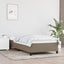 sengeramme uden madras 90x200 cm stof gråbrun