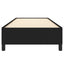 Sengeramme uden madras Sort 100x200 cm Stof