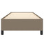 Sengeramme uden madras Taupe 100x200 cm Stof