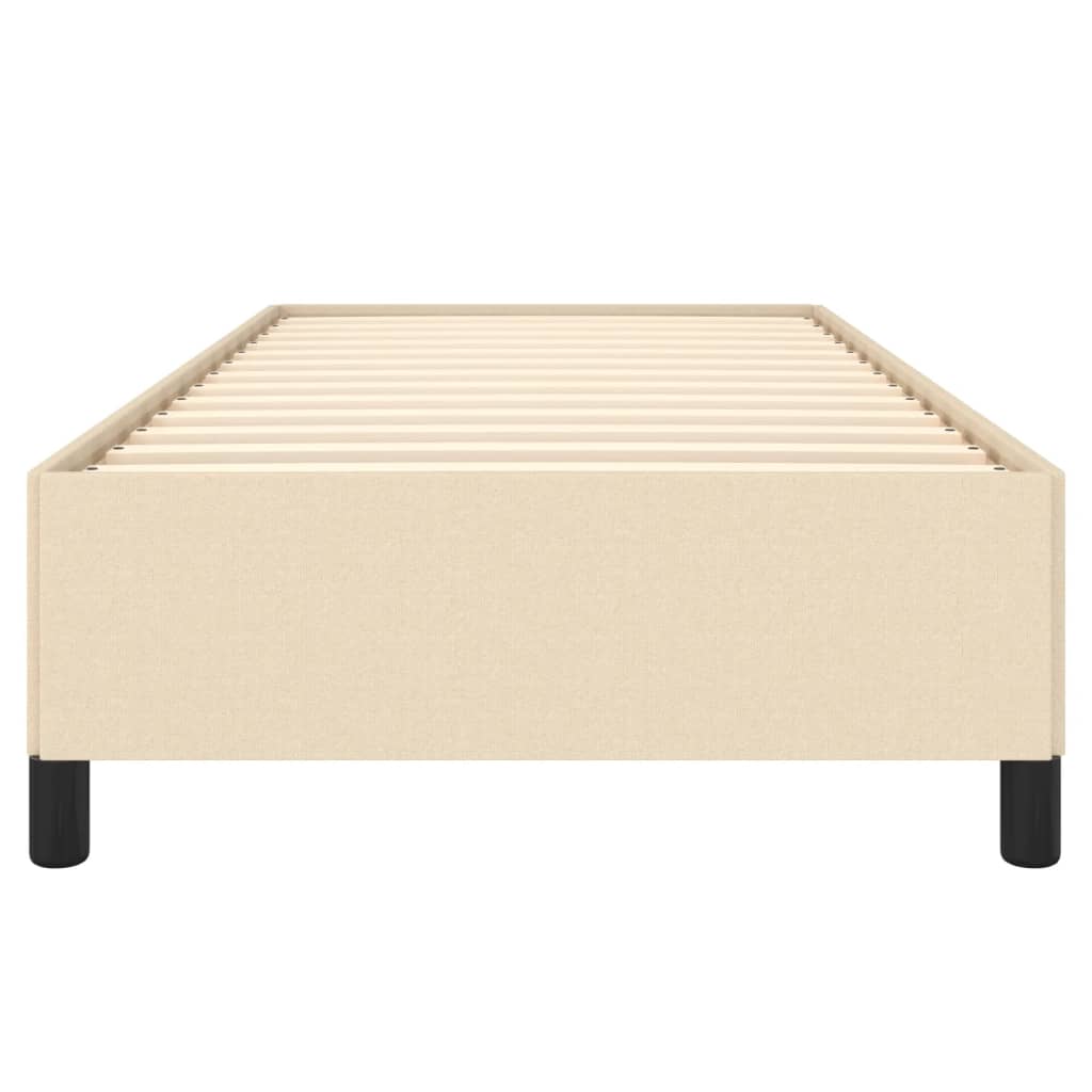 Sengeramme uden madras Creme 100x200 cm Stof