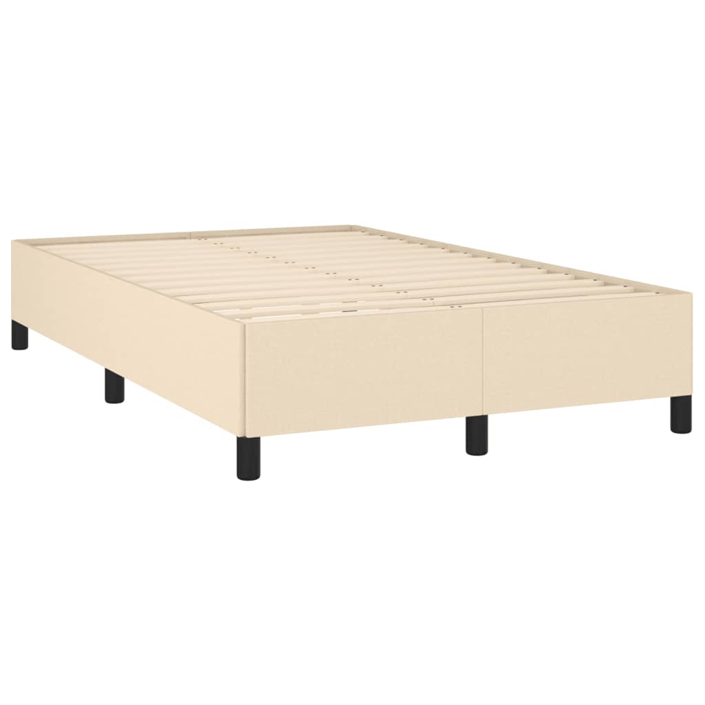 Sengeramme uden madras Creme 120x200 cm Stof