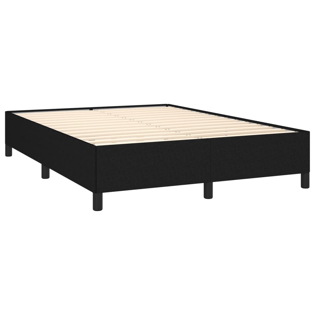 sengeramme uden madras 140x200 cm stof sort