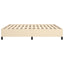 sengeramme uden madras 180x200 cm stof cremefarvet