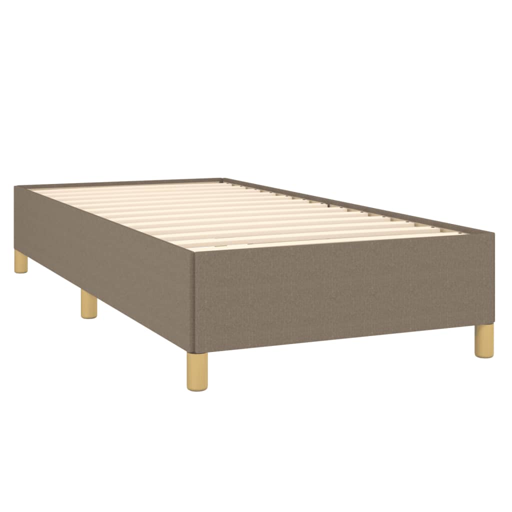 sengeramme uden madras 80x200 cm stof gråbrun