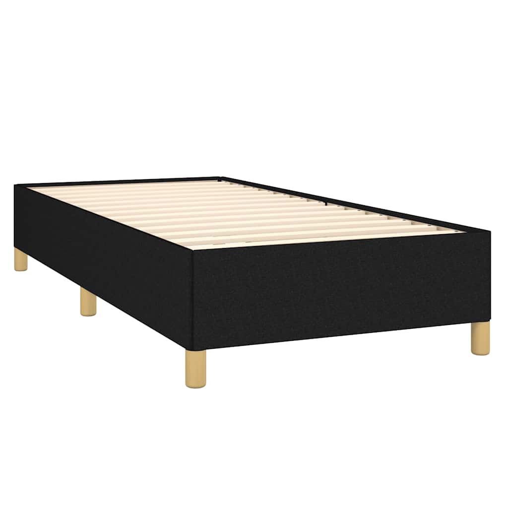 sengeramme uden madras 90x190 cm stof sort