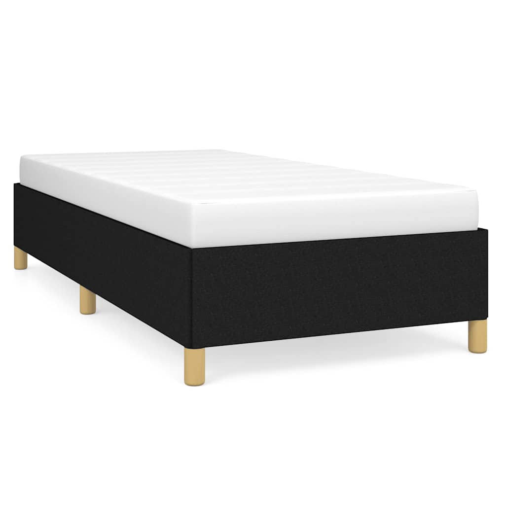sengeramme uden madras 90x200 cm stof sort
