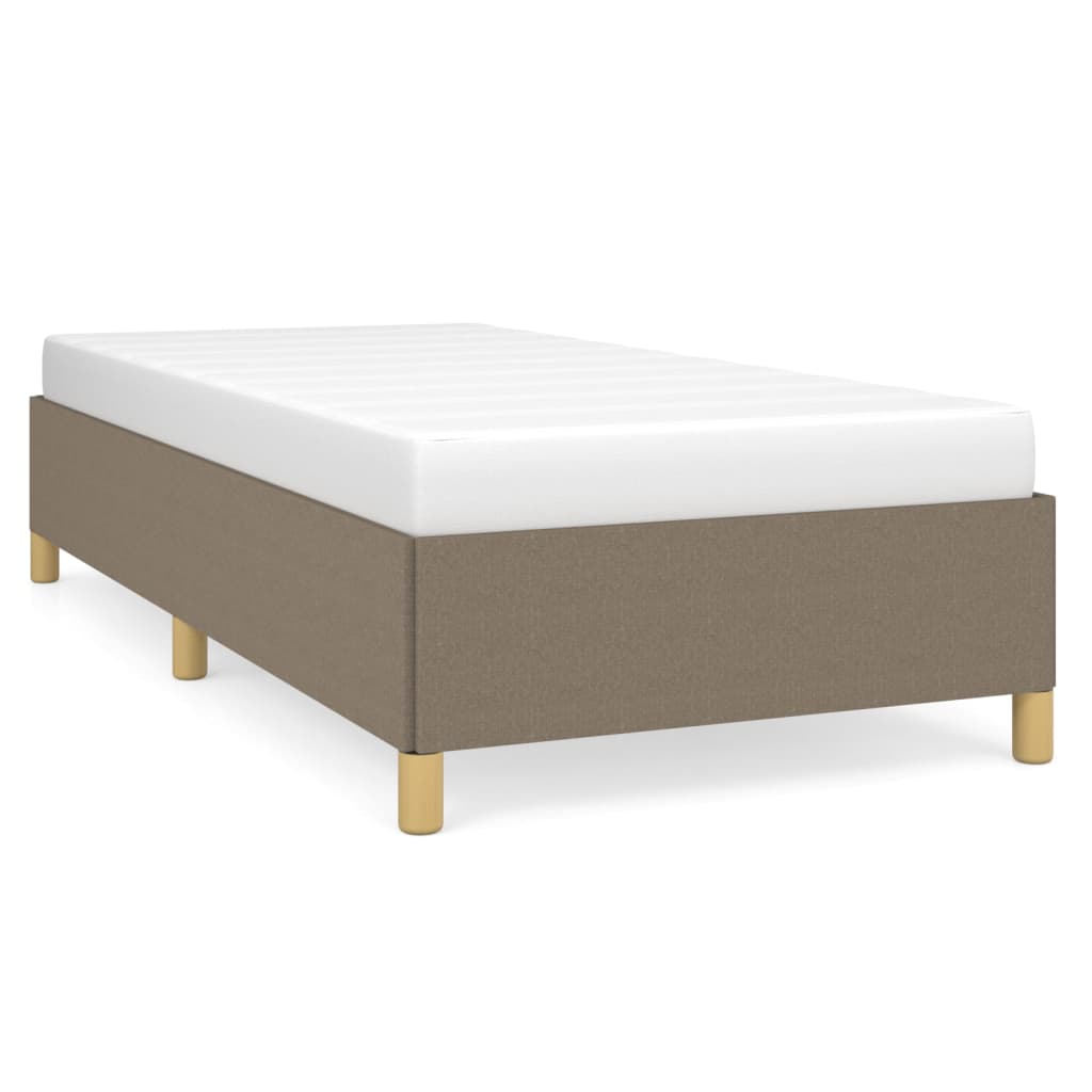 sengeramme uden madras 90x200 cm stof gråbrun