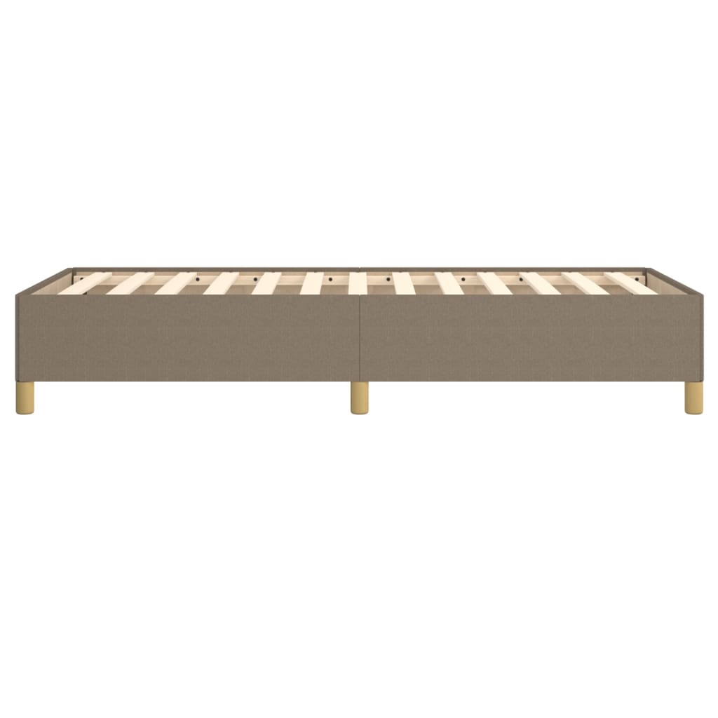 sengeramme uden madras 90x200 cm stof gråbrun