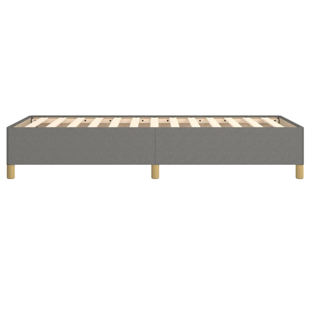 Sengeramme uden madras Mørkegrå 100x200 cm Stof