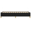 Sengeramme uden madras Sort 100x200 cm Stof