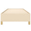 Sengeramme uden madras Creme 100x200 cm Stof