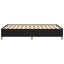 Sengeramme uden madras Sort 120x200 cm Stof