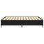 sengeramme uden madras 140x190 cm stof sort
