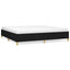 sengeramme uden madras 200x200 cm stof sort