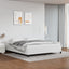 sengeramme uden madras 160x200 cm kunstlæder hvid