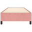 sengeramme uden madras 90x190 cm fløjl pink