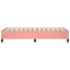 sengeramme uden madras 90x190 cm fløjl pink