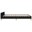 sengeramme uden madras 140x200 cm stof sort