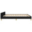 sengeramme uden madras 180x200 cm stof sort