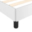 Sengeramme med hovedgærde uden madras Hvid 80x200 cm