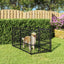 hundegård 193,5x97x100 stål