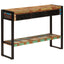 konsolbord 110x30x76 cm massivt genbrugstræ