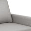 3-personers sofa 180 cm stof lysegrå