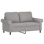 2-personers sofa 120 cm stof lysegrå