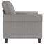 2-personers sofa 120 cm stof lysegrå