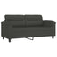 2-personers sofa 140 cm stof mikrofiberstof
