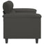 2-personers sofa 140 cm stof mikrofiberstof