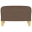 fodskammel 60x50x41 cm stof brun