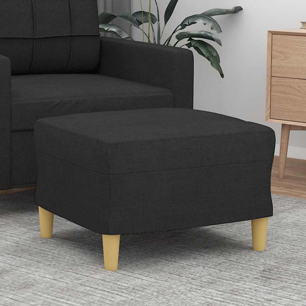 fodskammel 60x50x41 cm stof sort