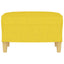 fodskammel 60x50x41 cm stof gul