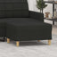 fodskammel 70x55x41 cm stof sort