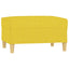 fodskammel 70x55x41 cm stof lysegul