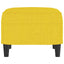 fodskammel 60x50x41 cm stof gul