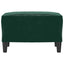 fodskammel 60x50x41 cm velour mørkegrøn