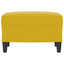 fodskammel 60x50x41 cm velour gul