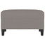 fodskammel 70x55x41 cm stof gråbrun
