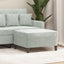 fodskammel 70x55x41 cm velour grå