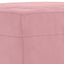 fodskammel 70x55x41 cm velour lyserød