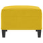 fodskammel 70x55x41 cm velour gul
