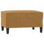 fodskammel 70x55x41 cm velour brun