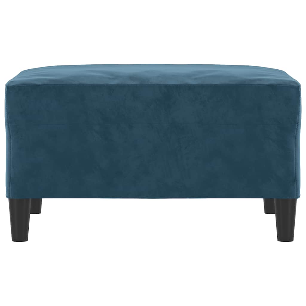 fodskammel 70x55x41 cm velour lyserød