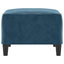 fodskammel 70x55x41 cm velour lyserød