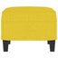 fodskammel 60x50x41 cm stof gul