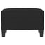 fodskammel 60x50x41 cm mikrofiberstof sort